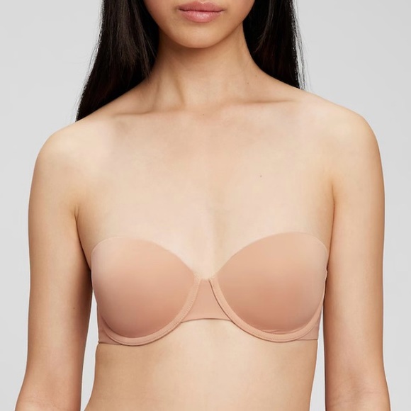 Gap Body multi-way strapless t-shirt bra black 34C NWT - Picture 5 of 6